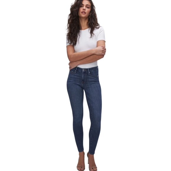 NWT Good American Good Legs Skinny Denim Jeans Size 8 - Picture 1 of 6